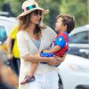 Exclusif - Halle Berry emmène son fils Maceo jouer au football à Hollywood, le 12 septembre 2016.