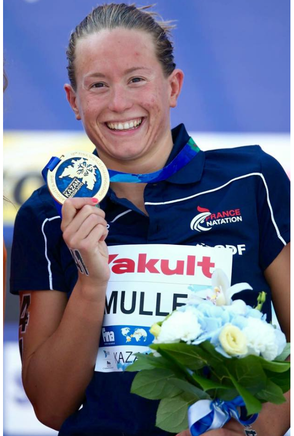 Aurelie Muller championne du monde en 2015 à Kazan, Russie