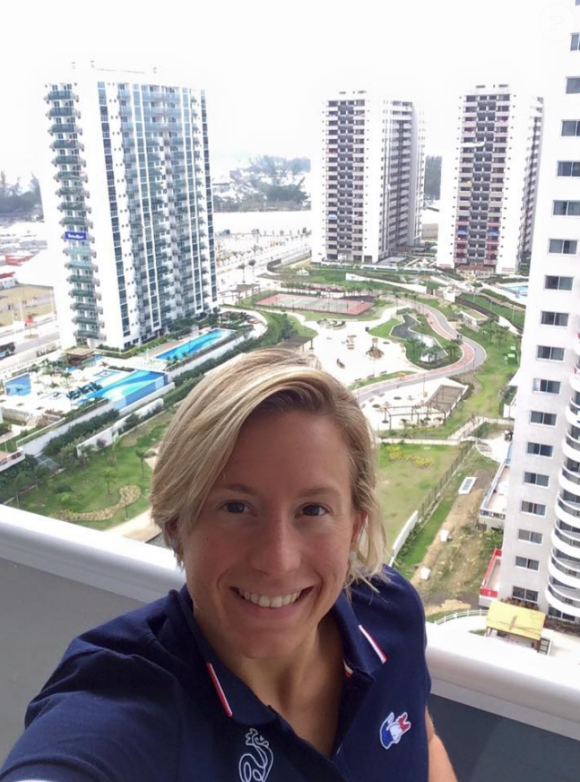 Aurélie Muller aux Jeux Olympiques de Rio de Janeiro sur son Facebook.