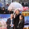 Kate Moss et sa fille Lila Grace à la Première du film "Paddington" à Londres. Le 23 novembre 2014