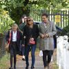 Exclusif - Kate Moss, sa fille Lila Grace et son mari Jamie Hince sont allés faire du shopping chez "Vintage Jewellery" après avoir déjeuné à Highgate Village. Londres, le 1er septembre 2014