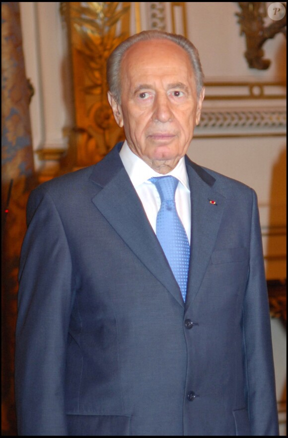 Visite de Shimon Peres à Lyon, le 12 mars 2008