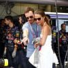 Alicia Vikander et Michael Fassbender - People lors du Grand Prix de Formule 1 de Monaco le 24 mai 2015
