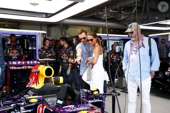 Alicia Vikander et Michael Fassbender - People lors du Grand Prix de Formule 1 de Monaco le 24 mai 2015
