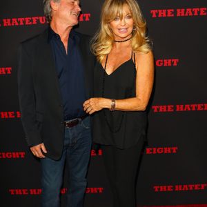 Kurt Russell et sa fiancée et compagne depuis 30 ans Goldie Hawn à la première de ‘The Hateful Eight' à Hollywood, le 7 décembre 2015 The Hateful Eight Premiere held at The Arclight Cinemas in Hollywood, California on 12/7/1507/12/2015 - Hollywood