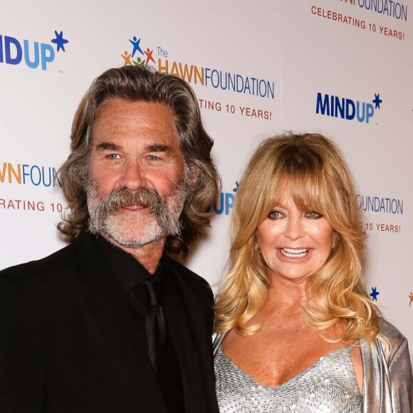 Kurt Russell et Goldie Hawn à la soirée "Love In For Kids" à Los Angeles, le 21 novembre 2014
