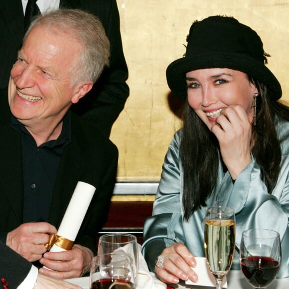 André Dussollier et Isabelle Adjani à Paris en janvier 2005.