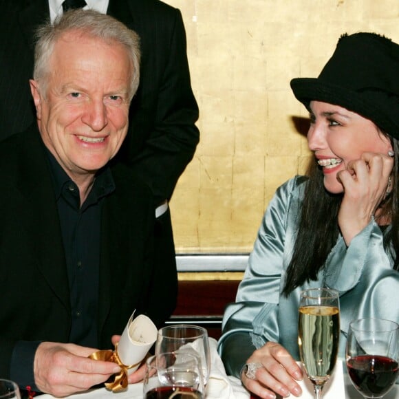 André Dussollier et Isabelle Adjani à Paris en janvier 2005.