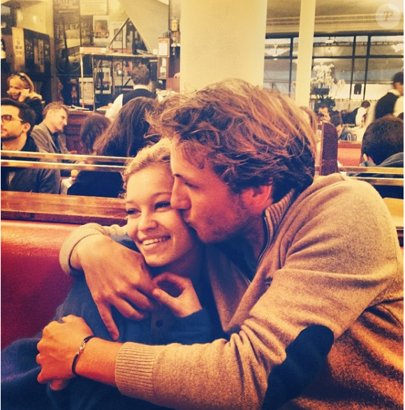 Lucas Pouille et Clémence Bertrand in love sur Instagram.