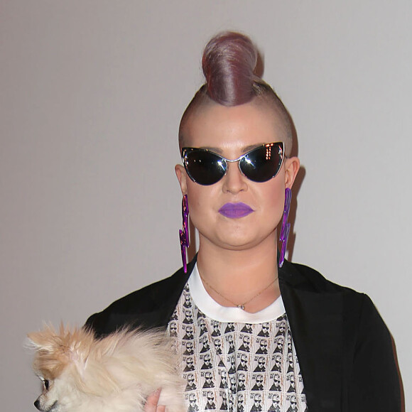 Kelly Osbourne au défilé de mode "Jeremy Scott" lors de la fashion week de New York à Moynihan Station à New York le 12 septembre 2016.