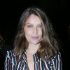 Laetitia Casta arrivant au défilé de mode "Nina Ricci", collection prêt-à-porter Printemps-Eté 2017 à Paris, le 1er octobre 2016