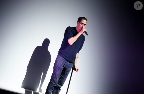 Exclusif - Grand Corps Malade - Soirée du 10ème anniversaire de la Fondation Culture & Diversité à la Salle Pleyel à Paris le 3 octobre 2016. La Fondation Culture & Diversité a pour mission de favoriser l'accès des jeunes issus de l’éducation prioritaire aux arts et à la culture. © Dominique Jacovides/Bestimage