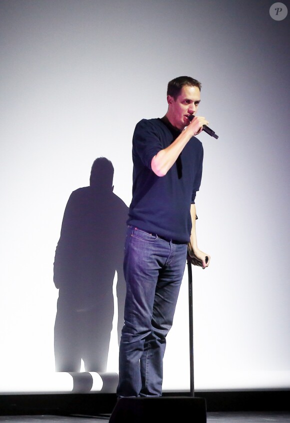 Exclusif - Grand Corps Malade - Soirée du 10ème anniversaire de la Fondation Culture & Diversité à la Salle Pleyel à Paris le 3 octobre 2016. La Fondation Culture & Diversité a pour mission de favoriser l'accès des jeunes issus de l’éducation prioritaire aux arts et à la culture. © Dominique Jacovides/Bestimage