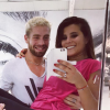 Karine Ferri et son danseur Yann-Alrick Mortreuil lors des répétitions pour "Danse avec les stars 7". Octobre 2016.
