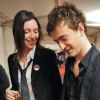 Renan Luce et Lolita Séchan lors des Victoires de la Musique, le 8 mars 2008 à Paris.