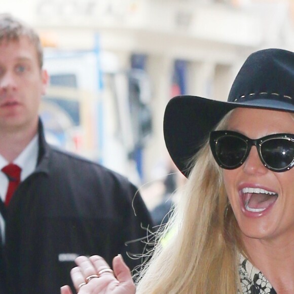 Britney Spears en promotion à Londres le 28 septembre 2016.
