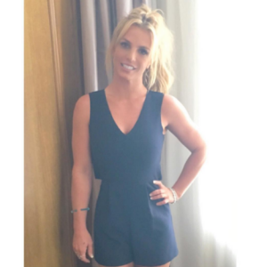 Britney Spears lors de son récent passage à Londres.