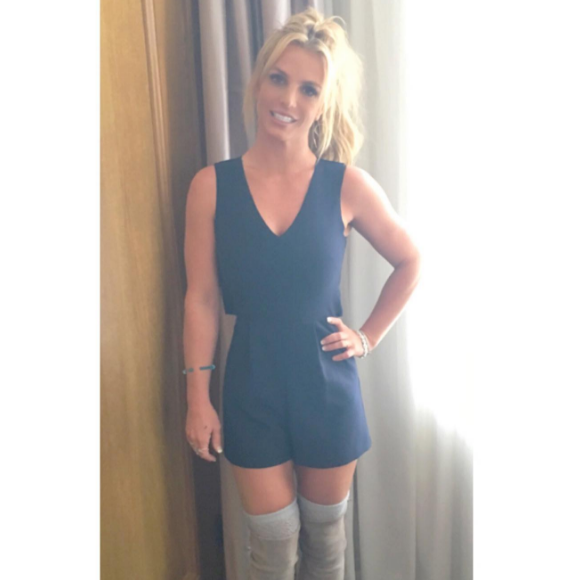 Britney Spears lors de son récent passage à Londres.