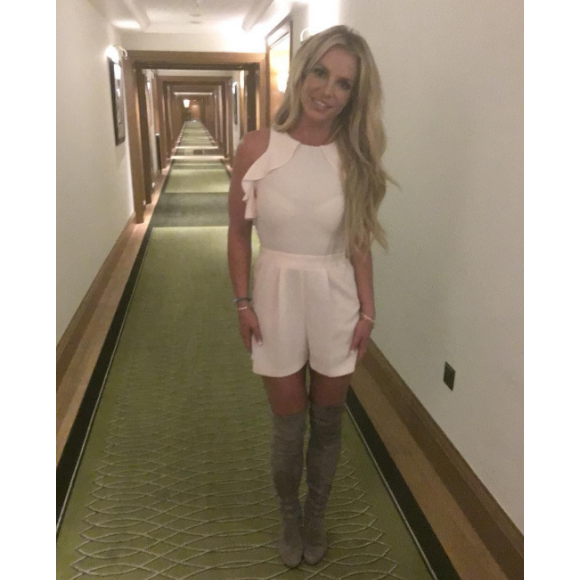 Britney Spears lors de son récent passage à Londres.