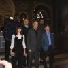 Omar Sy, Felicity Jones, Dan Brown, Tom Hanks, Ron Howard lors du photocall du film Inferno à Florence le 7 octobre 2016