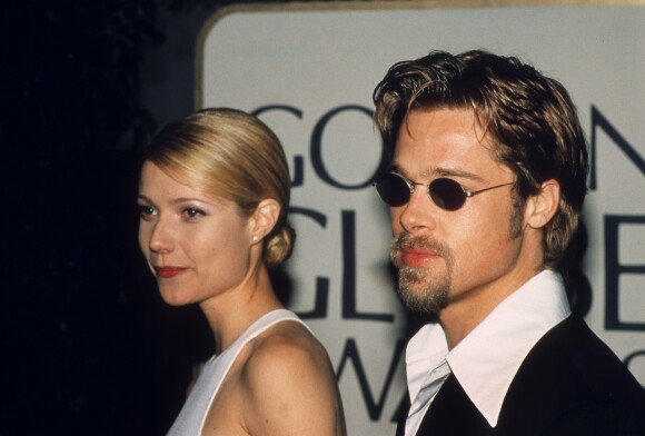 Brad Pitt et Gwyneth Paltrow à la 53e cérémonie des Golden Globes qui s'est déroulée le 21 janvier 1996 à Los Angeles.