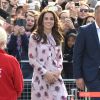 Kate Middleton à son arrivée sur le site du London Eye, la grande roue de Londres, le 10 octobre 2016 à l'occasion de leurs engagements officiels lors de la Journée mondiale de la santé mentale. © Doug Peters/PA Wire/ABACAPRESS.COM
