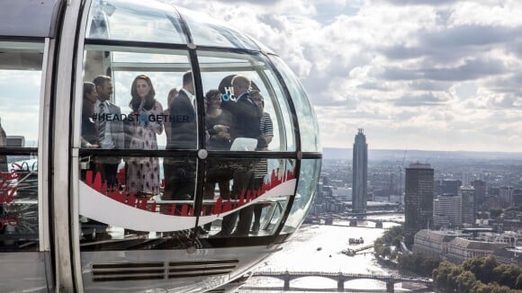 Kate Middleton, William et Harry : En haut du London Eye, une promenade de santé