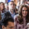 Kate Middleton le 10 octobre 2016 lors de rencontres dans le cadre de la Journée mondiale de la santé mentale. © Doug Peters/PA Wire/ABACAPRESS.COM