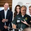 Le duc et la duchesse de Cambridge le 10 octobre 2016 à Londres lors de rencontres dans le cadre de la Journée mondiale de la santé mentale. © Doug Peters/PA Wire/ABACAPRESS.COM