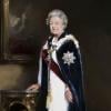 La reine Elizabeth II, portrait par Nicky Phillips dévoilé en 2013 pour une série de timbres du Royal Mail à l'occasion des 60 ans du couronnement de la souveraine.