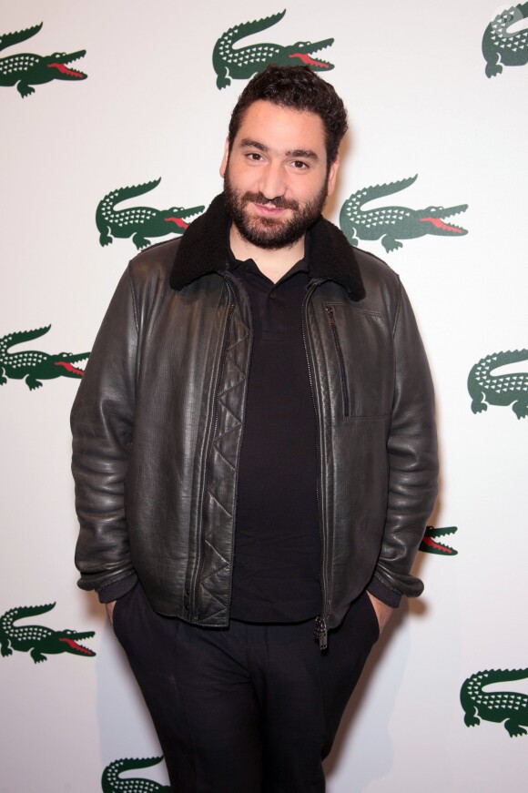 Mouloud Achour - Soiree "Beautiful Party by Lacoste" a Paris. Le 17 janvier 2014 17/01/2014 - Paris