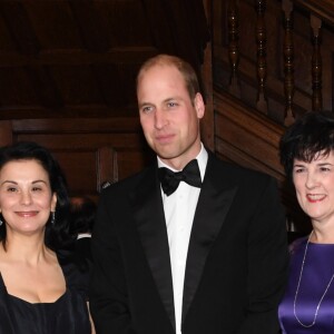 Le prince William assiste au dîner de gala de la fondation "100 Women in Hedge" à Londres le 10 octobre 2016.