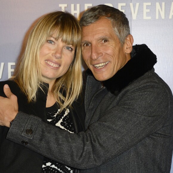 Nagui et sa femme Melanie Page - Avant-première du film "The Revenant" au Grand Rex à Paris, le 18 janvier 2016. © Coadic Guirec/Bestimage