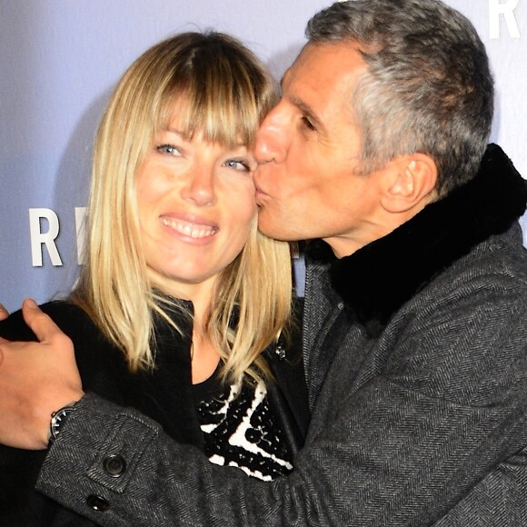 Nagui et sa femme Melanie Page - Avant-première du film "The Revenant" au Grand Rex à Paris, le 18 janvier 2016. © Coadic Guirec/Bestimage