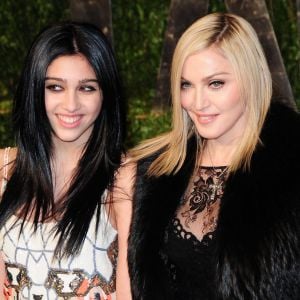 Madonna et sa fille Lourdes à la soirée Vanity Fair organisée après les OScars à Los Angeles le 27 février 2011.
