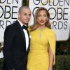 Jennifer Lopez et son compagnon Casper Smart à La 73ème cérémonie annuelle des Golden Globe Awards à Beverly Hills, le 10 janvier 2016. © Olivier Borde/Bestimage