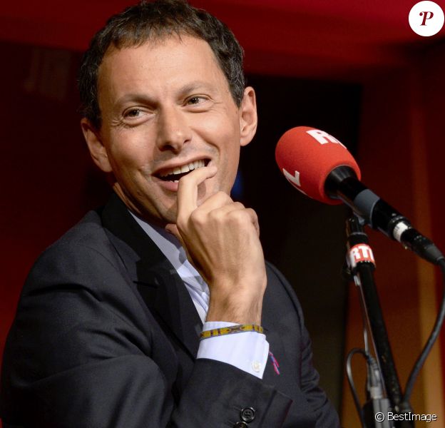 Marc-Olivier Fogiel lors de la conférence de rentrée de RTL à Paris le 4 septembre 2014