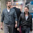 Exclusif - Marc-Olivier Fogiel et son mari François Roelants - Arrivée des people au concert de Mika à l'AccorHotels Arena à Paris, le 27 mai 2016.