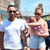 John Legend, sa femme Chrissy Teigen et leur fille Luna à l'événement "2016 Sports Illustrated Summer Of Swim Fan Festival & Concert " à New York le 28 août 2016.