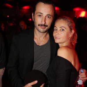 Michael Cohen et son ex Emmanuelle Béart - After-party du film "L'invitation" au Raspoutine à Paris, le 17 octobre 2016.