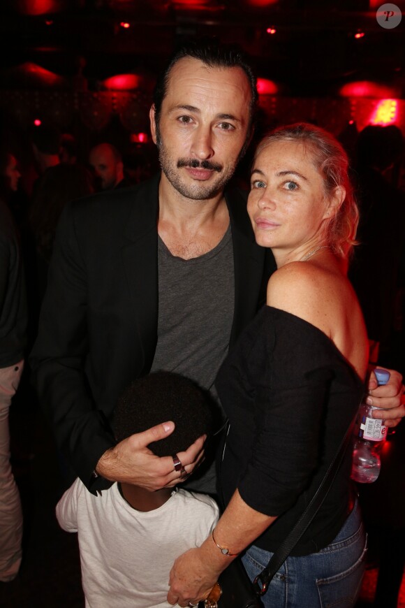 Michael Cohen et son ex Emmanuelle Béart - After-party du film "L'invitation" au Raspoutine à Paris, le 17 octobre 2016.