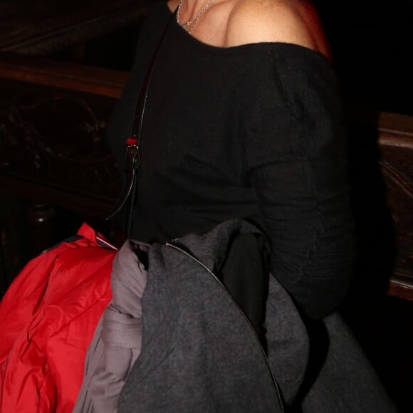 Emmanuelle Béart - After-party du film "L'invitation" au Raspoutine à Paris, le 17 octobre 2016.