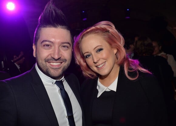 Exclusif - Chris Marques et sa compagne Jaclyn Spencer - Cocktail Dégustation du Champagne Gosset " 15 ans de cave a minima" à l'Alcazar à Paris le 21 mars 2016. © Veeren/Bestimage