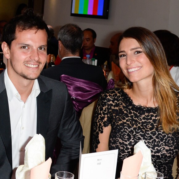 Exclusif - Laury Thilleman et son compagnon Juan Arbelaez lors du "Gala Exquis", un dîner de gala exceptionnel, au profit de l'UNICEF France, au restaurant Exquis à Paris, France le 4 juillet 2016, organisé par l'association internationale de la gastronomie chinoise, qui représente plus de 10 000 restaurants asiatiques en France. © Coadic Guirec/Bestimage