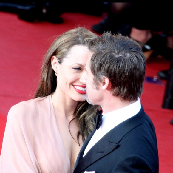 Brad Pitt et sa femme Angelina Jolie à Cannes en 2009.