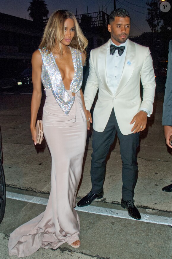 Ciara et Russell Wilson à la cérémonie des ESPYS organisée à Los Angeles le 13 juillet 2016.
