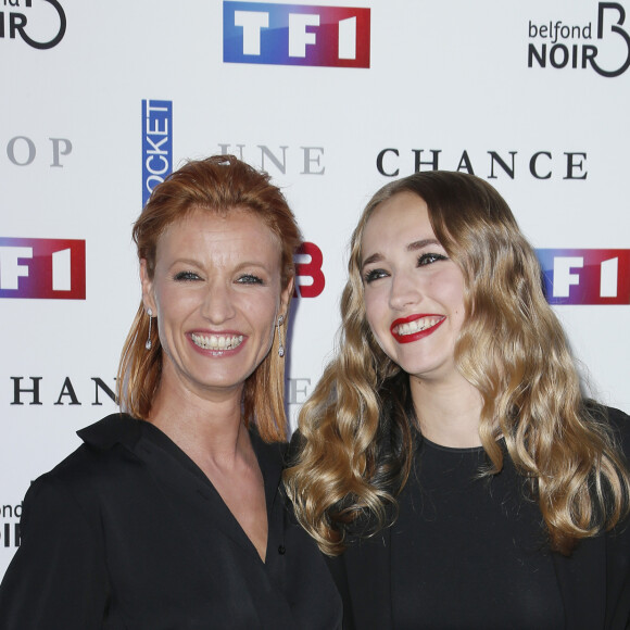 Alexandra Lamy avec sa fille Chloé Jouannet - Avant-première du film "Une chance de trop" au cinéma Gaumont Marignan à Paris, le 24 juin 2015.