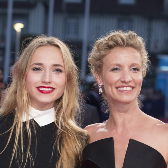 Alexandra Lamy et sa fille Chloé Jouannet - Avant-première du film "Les recettes du Bonheur" lors du 40e festival du cinéma américain de Deauville le 6 septembre 2014.