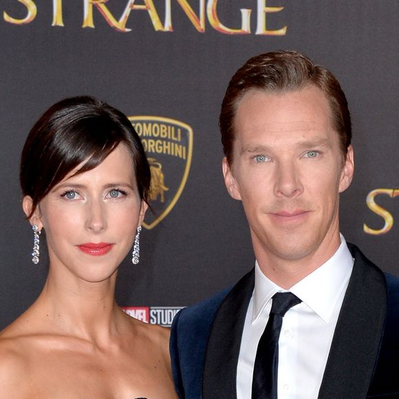Benedict Cumberbatch et Sophie Hunter à la première du film "Doctor Strange" au cinéma El Capitan Theatre à Los Angeles, le 20 octobre 2016