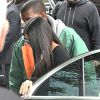 Kim Kardashian arrive à son appartement à New York le 3 octobre 2016. Elle est de retour de Paris où elle a été agressée et détroussée de 10 millions de dollars. Elle a quitté Paris en jet privé le 3 octobre 2016 accompagnée de sa mère Kris Jenner. Son mari Kanye West est venu la chercher à l'aéroport Teterboro.
